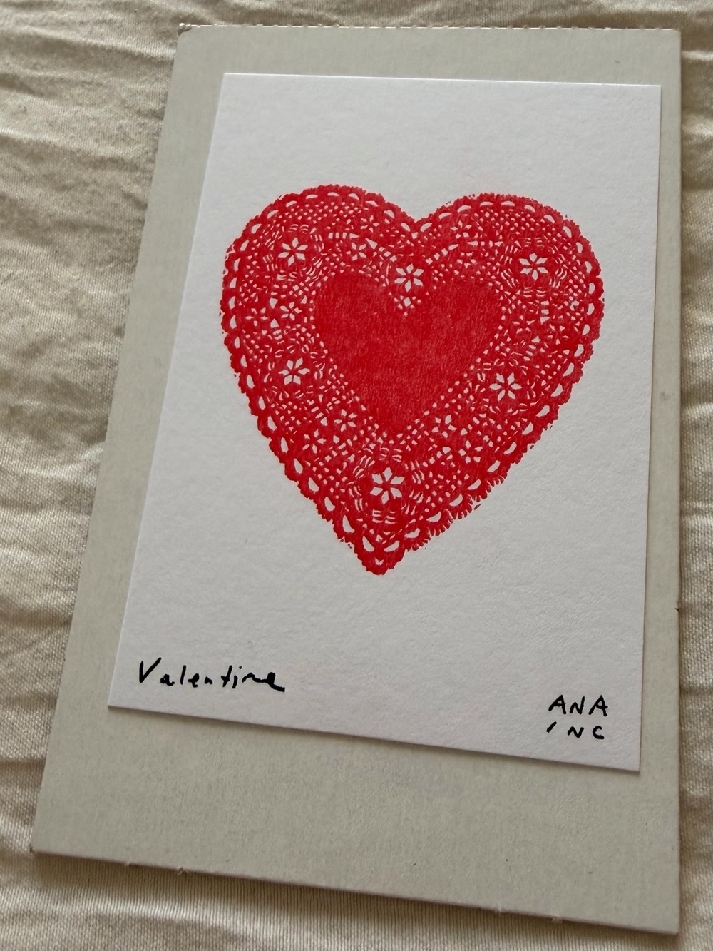 Inciardi Mini Print - Valentine